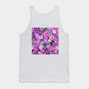 Purple Flowers Tank Top